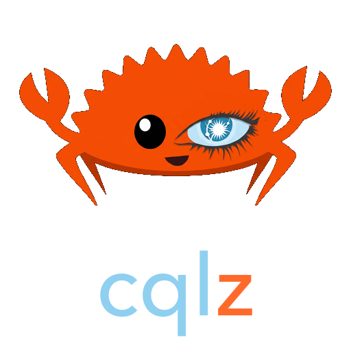 cqlz family logo: the Rust crab with the Cassandra eye